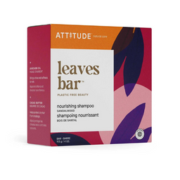 Attitude Leaves Bar Shampoing Nourrissant Bois De Santal
