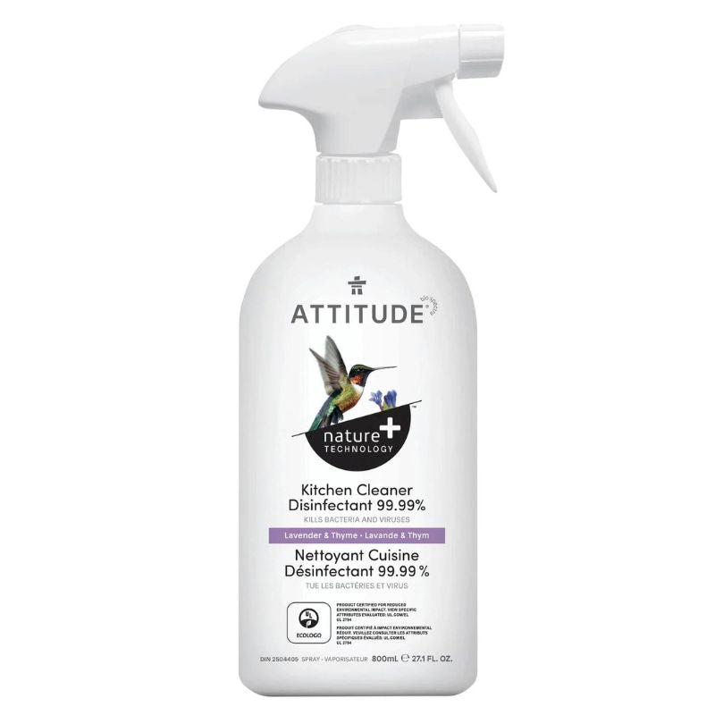 Nature+ Nettoyant Cuisine Désinfectant 99,99 % - Lavande Et Thym