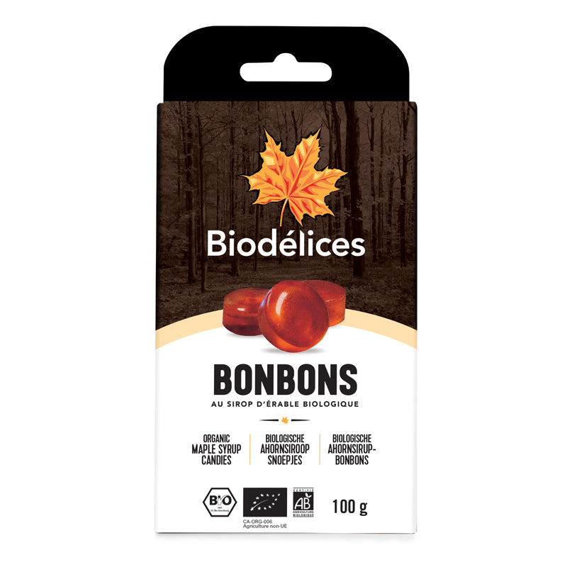 Bonbons Au Sirop D'Érable Biologique
