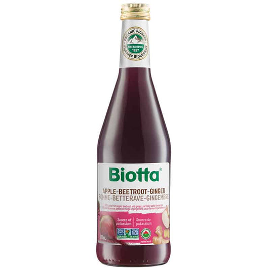 Jus de pomme betterave gingembre