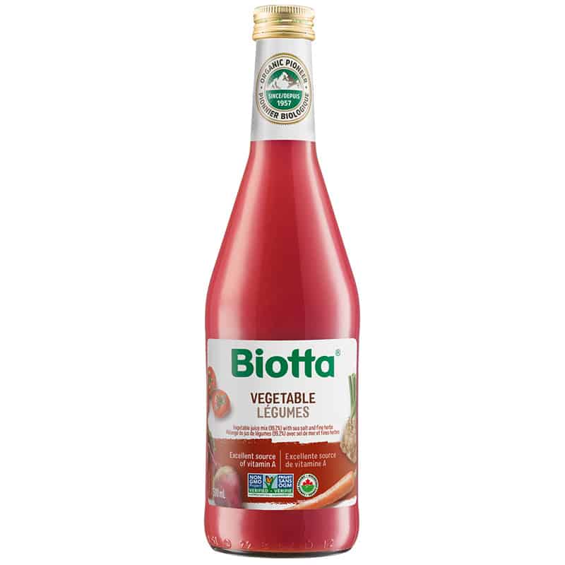 Mélange de jus de légumes Bio