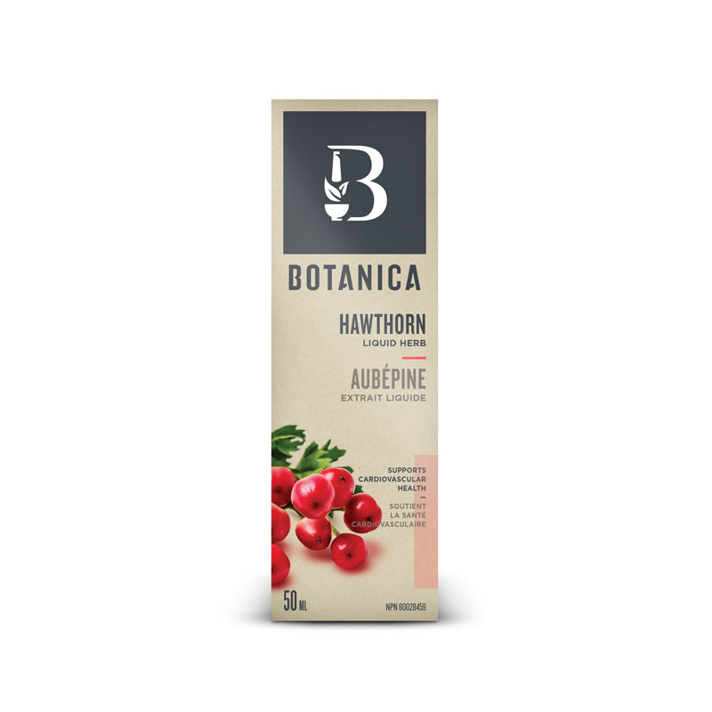 Botanica Aubépine extrait liquide Soutient la santé cardiovasculaire 50 ml 