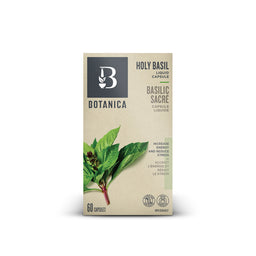 Botanica Basilic sacré capsule liquide Accroît l'énergie et réduit le stress 60 capsules 