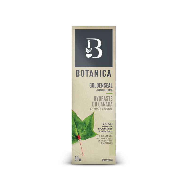 Botanica Hydraste du Canada extrait liquide Soulage les inflammations et infections digestives 50 ml