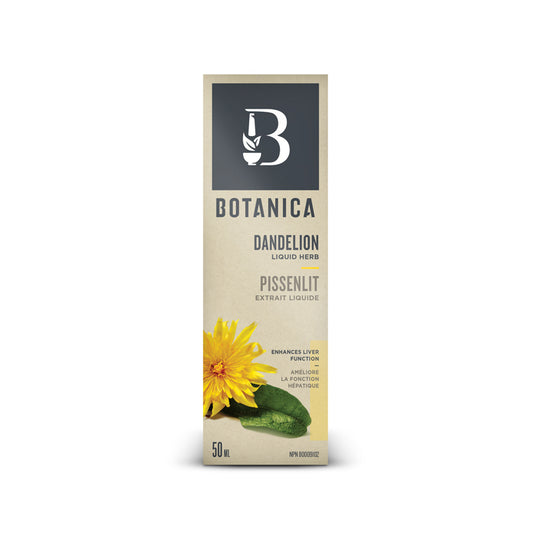 Botanica pissenlit extrait liquide Améliore la fonction hépatique 50 ml