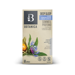 Botanica Sommeil Profond Capsules Liquides très concentrées Favorise un sommeil réparateur 60 capsules