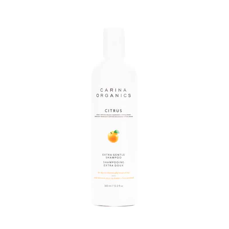 Carina organics shampoing extra doux citrus