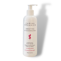Carina organics crème hydratante peau pois de senteur