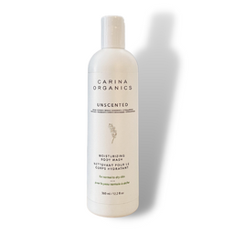 Carina organics nettoyant corps hydratant non parfumé