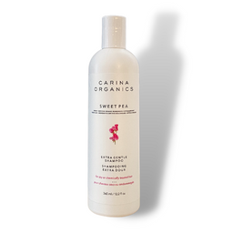 Carina organics shampoing extra doux pois de senteur
