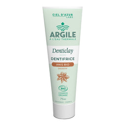 Ciel d'Azur Labs Denticlay Dentifrice Argile Anis Bio Digestif