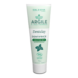 Ciel d'Azur Labs Denticlay Dentifrice Argile Menthe Bio Rafraichissant