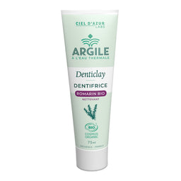 Ciel d'Azur Labs Denticlay Dentifrice Argile Romarin Bio À l'eau thermale