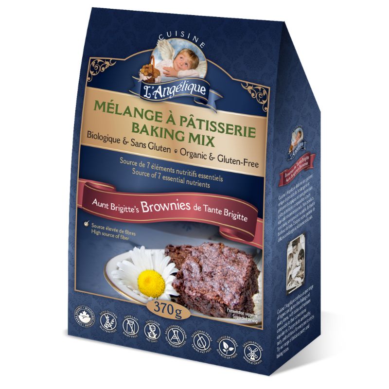 Mélange à Brownies sans gluten de tante Brigitte