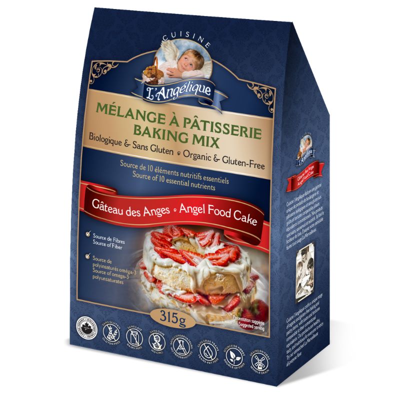 Mélange à Gâteau des Anges sans gluten 