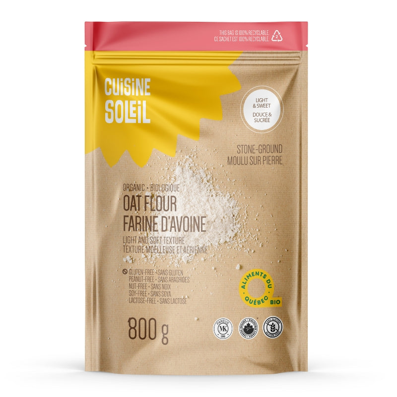 cuisine soleil Farine d'Avoine Biologique Oat flour - Organic