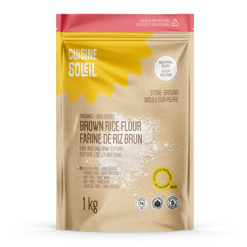 cuisine soleil Farine de Riz Brun Biologique Brown Rice flour - Organic