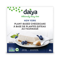 Daiya Gâteau a base de plantes au fauxmage New York sans laitiers sans soja sans gluten 400 g 