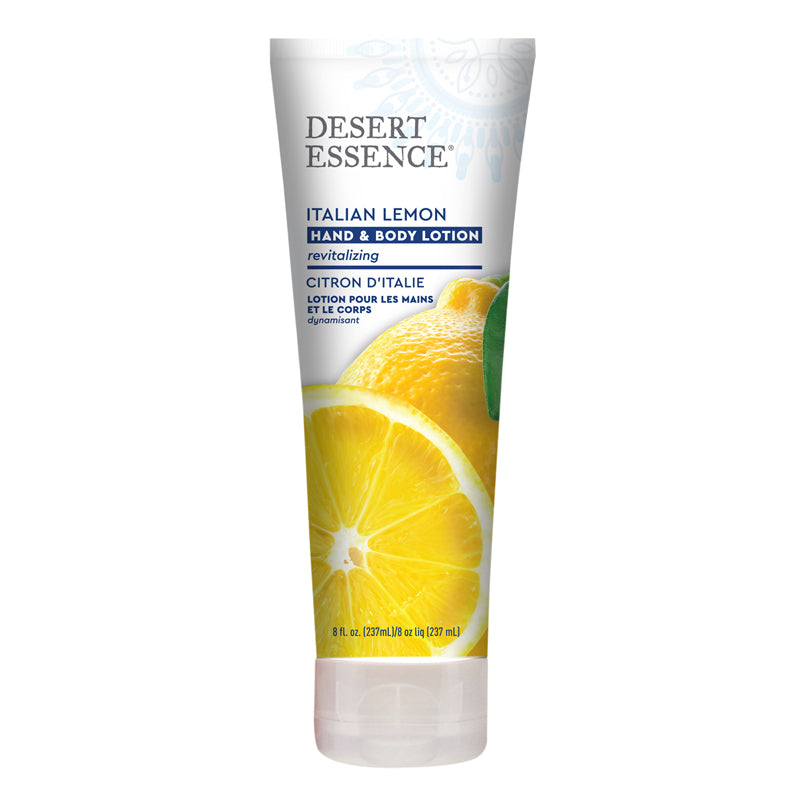 dessert desert essence citron d'italie lotion pour les mains et le corps dynamisant