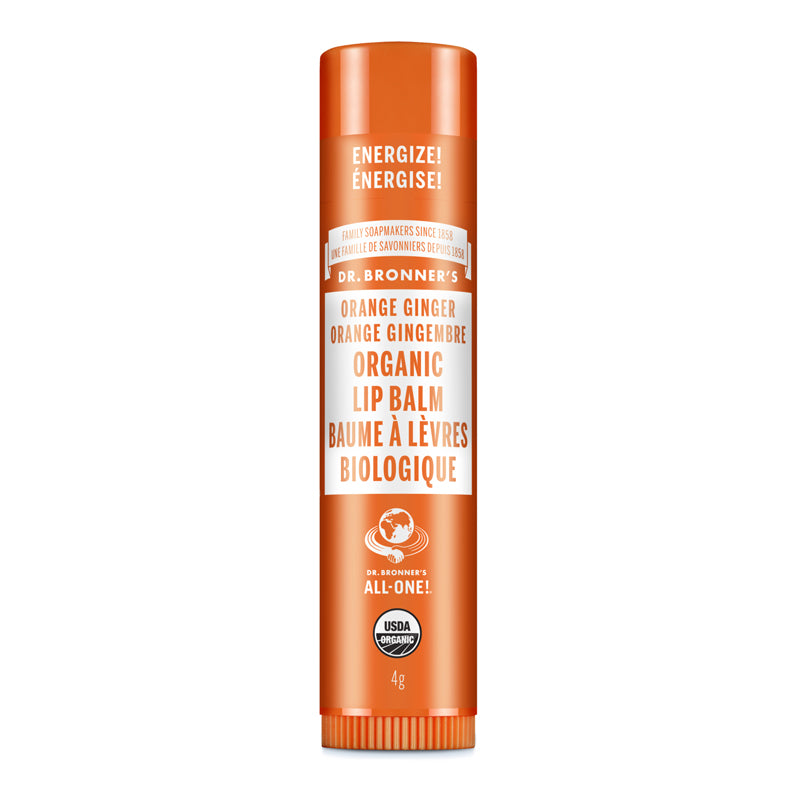 Baume à Lèvres Bio - Orange / Gingembre 