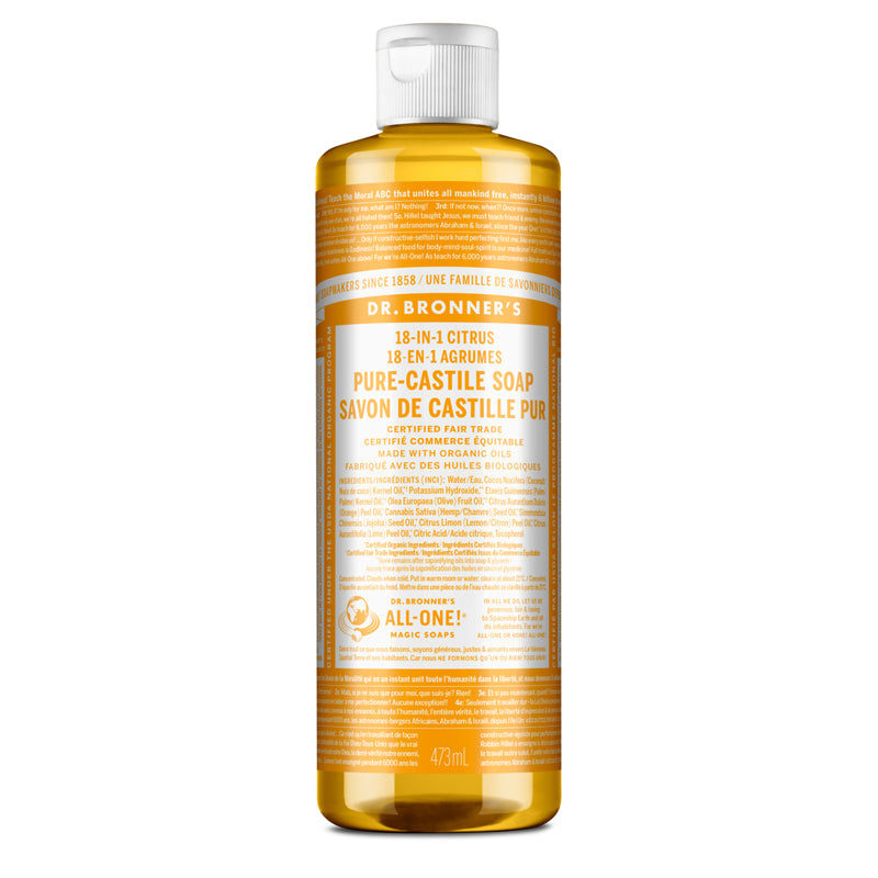 Castile Soap - Pure - 18-in-1 Citrus