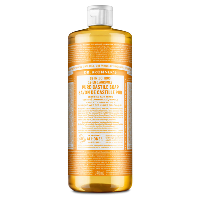 Castile Soap - Pure - 18-in-1 Citrus