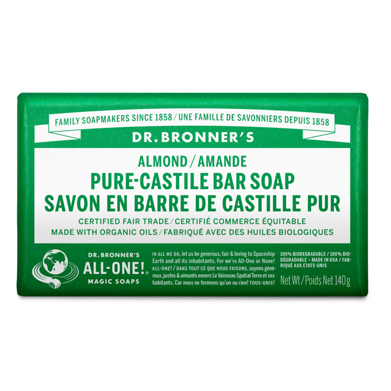 Savon en barre de Castille pur - Amande