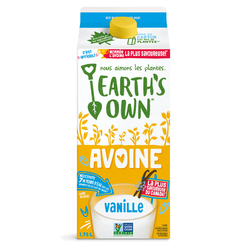 Boisson Végétale Avoine Vanille Non Sucrée