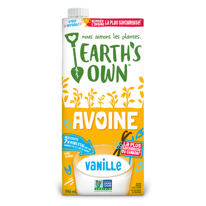 Boisson végétale Avoine Vanille Non Sucrée