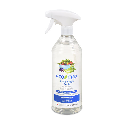Hypoallergenic fruit and veggie wash