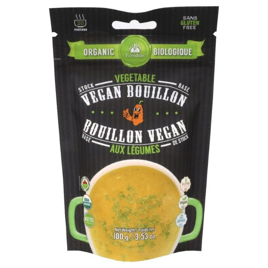 Ecoideas Bouillon De Base Végétalien Biologique Keto Sans gluten Sans OGM