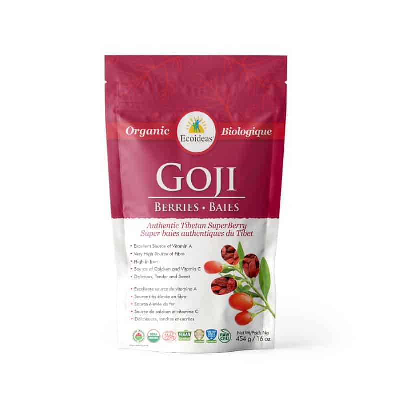 Ecoideas Goji baies biologiques 454g