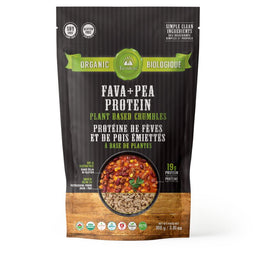 Ecoideas Fava + Émietté De Protéines De Pois Bio Végane Sans gluten Sans OGM Kéto