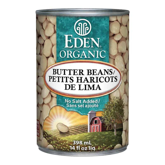 Organic butter beans no salt added
