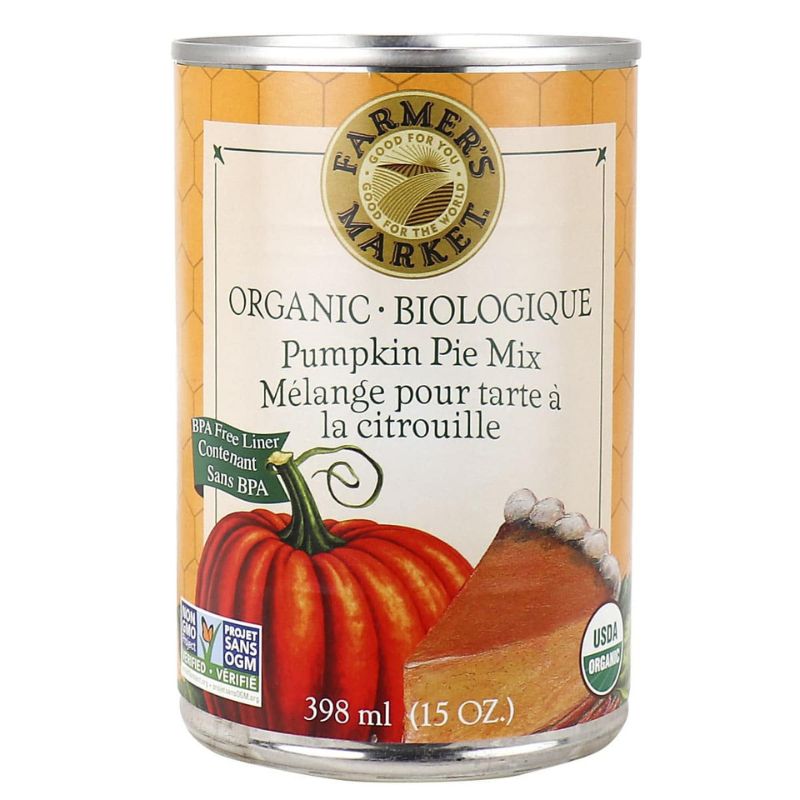 Farmers Market Mélange Pour Tarte À La Citrouille Bio Sans OGM