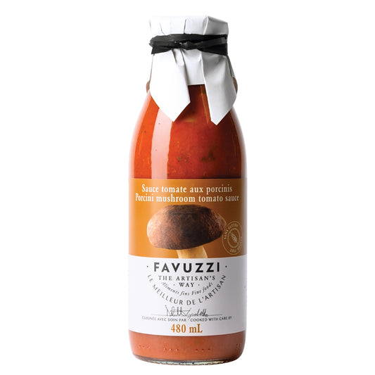 Favuzzi Sauce Tomate Aux Champignons Porcinis Sans gluten