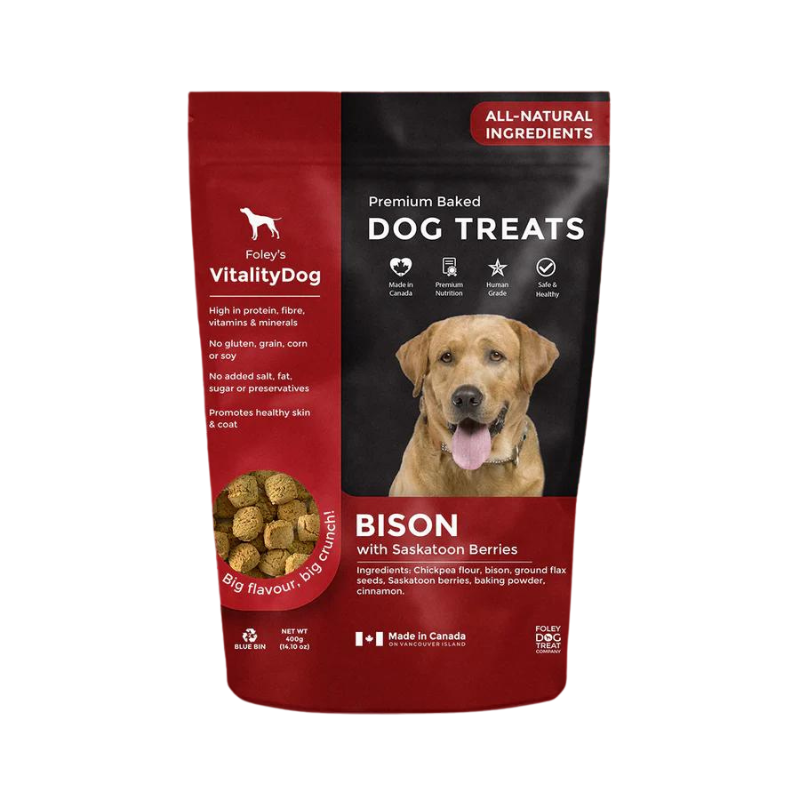 Friandise pour chien - Bison et Baie de Saskatoon