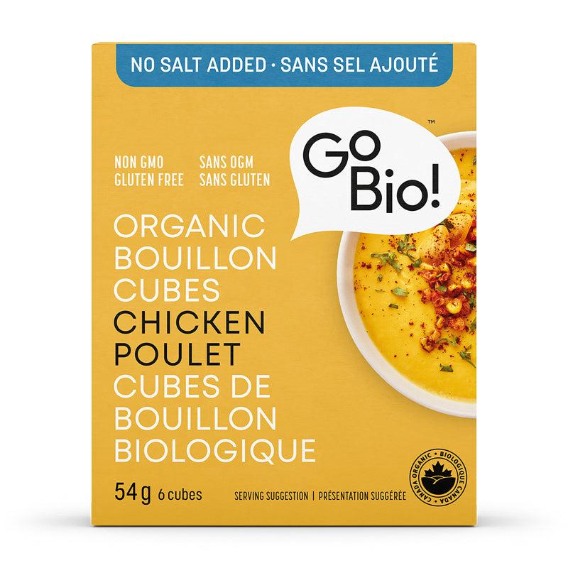 Cubes de bouillon bio Poulet s/sel ajouté