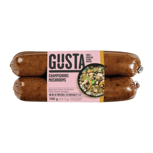 gusta Saucisses de seitan - Champignons sausage - Mushrooms
