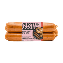 gusta Saucisse de seitan - Pommes érable sausage - Apple maple - 320 g