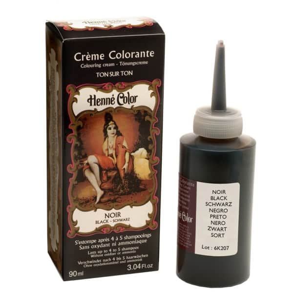 Henna colouring cream - Black