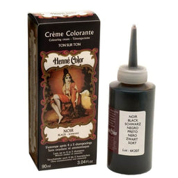 Henna colouring cream - Black