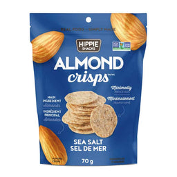 Hippie snacks almond crisps sel de mer