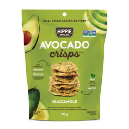 Hippie snacks avocado crisps guacamole