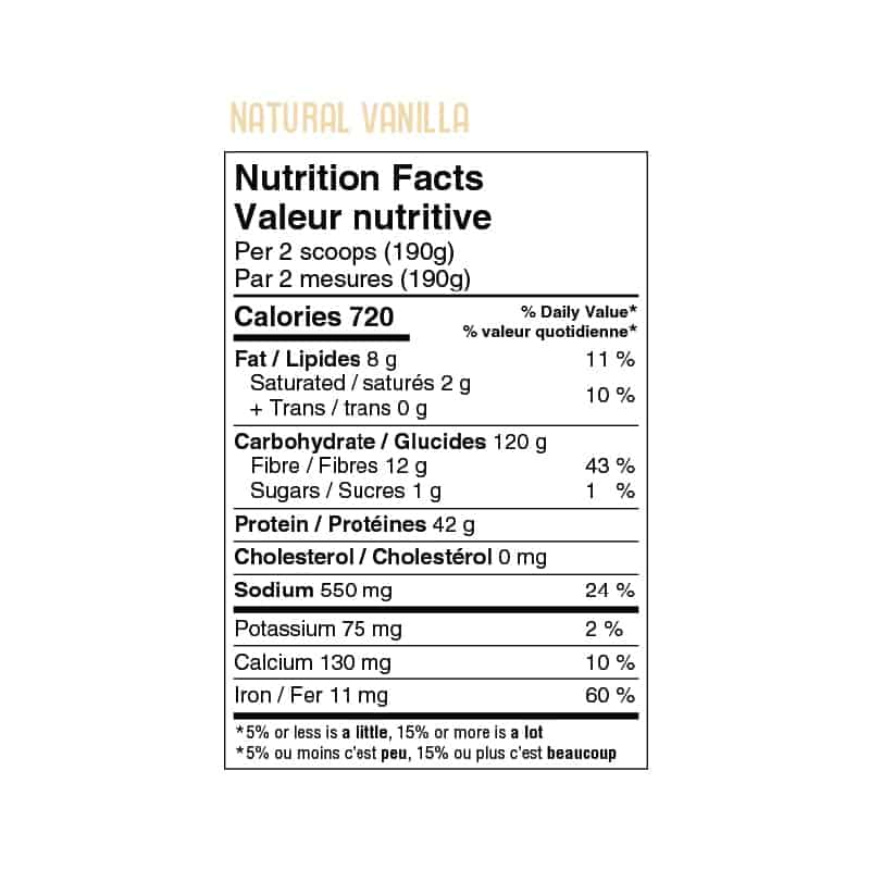 Athlete's Gainer prptein - Natural vanilla