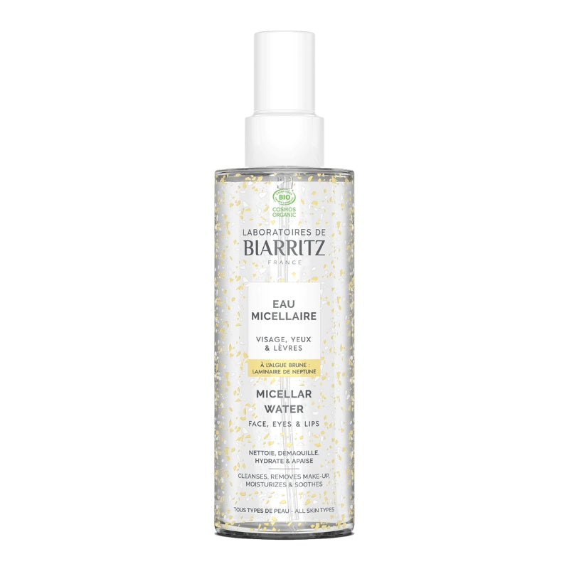 Laboratoires de Biarritz Eau Micellaire Visage, Yeux & Lèvres Bio Végane