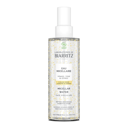 Laboratoires de Biarritz Eau Micellaire Visage, Yeux & Lèvres Bio Végane