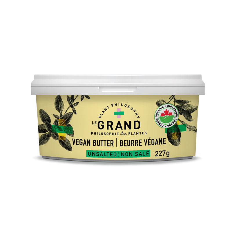 Beurre végane non salé bio