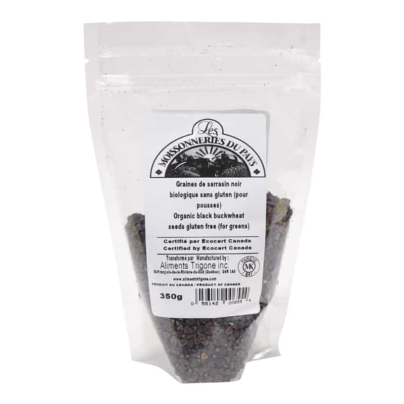 Grains de Sarrasin Noirs Biologiques (pour pousses)
