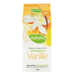 Boisson de soya enrichie bio Vanille